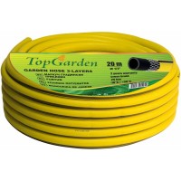 Маркуч градински 1/2 цол, 20м., трислоен, TopGarden 402114